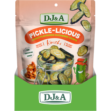 DJ&A Pickle-Licious Pickle Flavoured Cucumber Kimchi 50g x 9 Pack