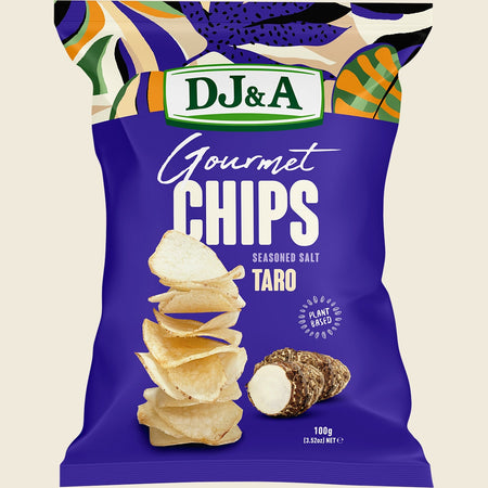 DJ&A Gourmet Chips Taro Seasoned Salt 5x100g