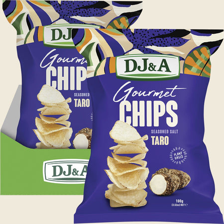 DJ&A Gourmet Chips Taro Seasoned Salt 5x100g