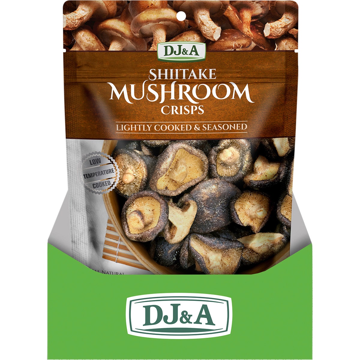DJ&A Shiitake Mushroom Crisps 9x65g