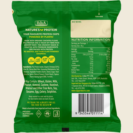 DJ&A Chickpea + Protein Chips Original 9x35g