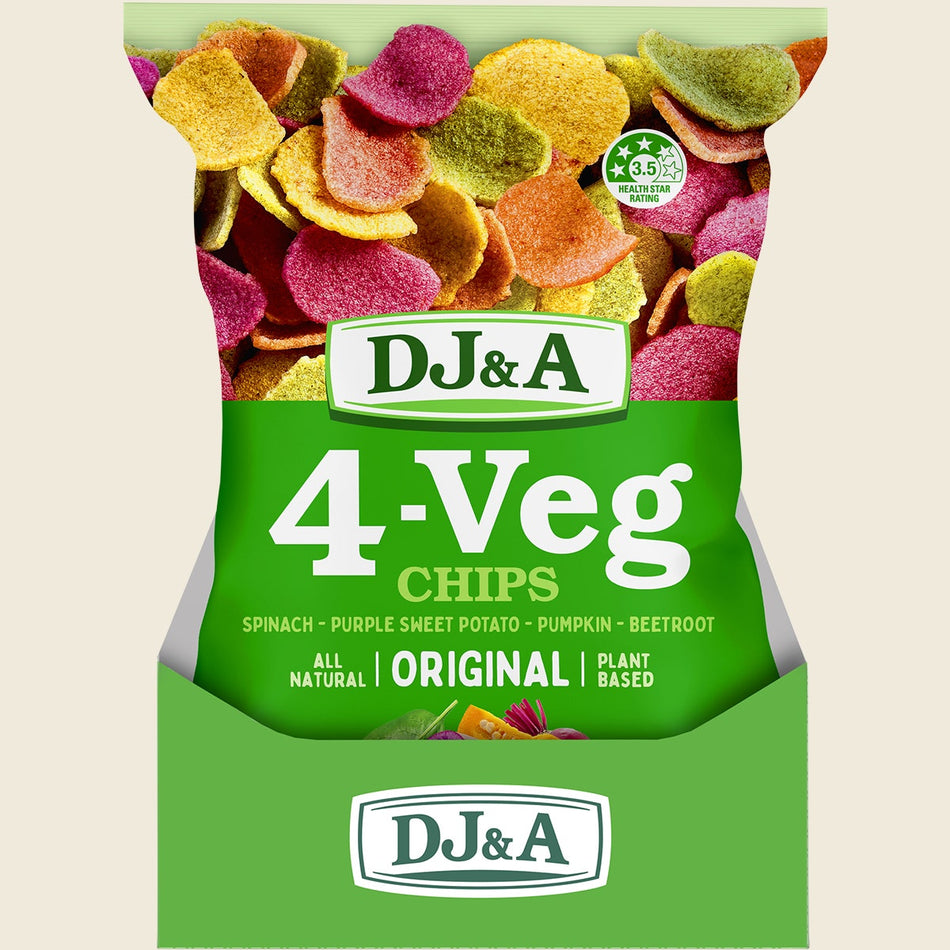 DJ&A 4-VEG Chips Original 5x90g