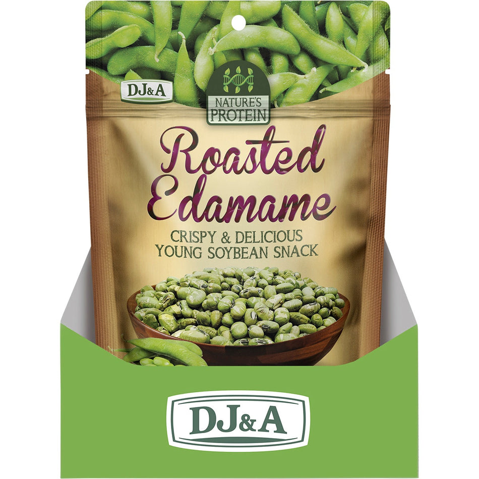 DJ&A Nature's Protein Roasted Edamame 12x50g