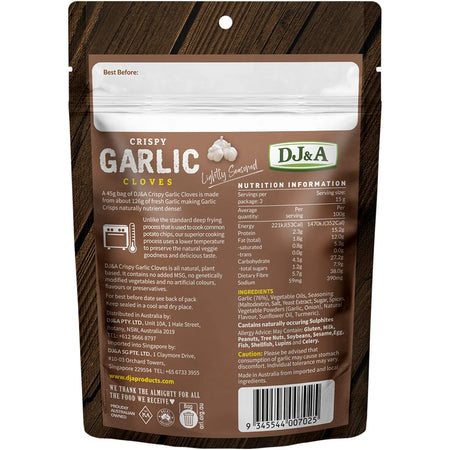 DJ&A Crispy Garlic Cloves 12x45g