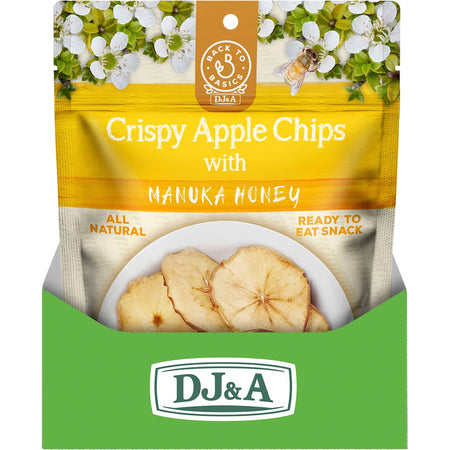 DJ&A Crispy Apple Chips with Manuka Honey 10x30g