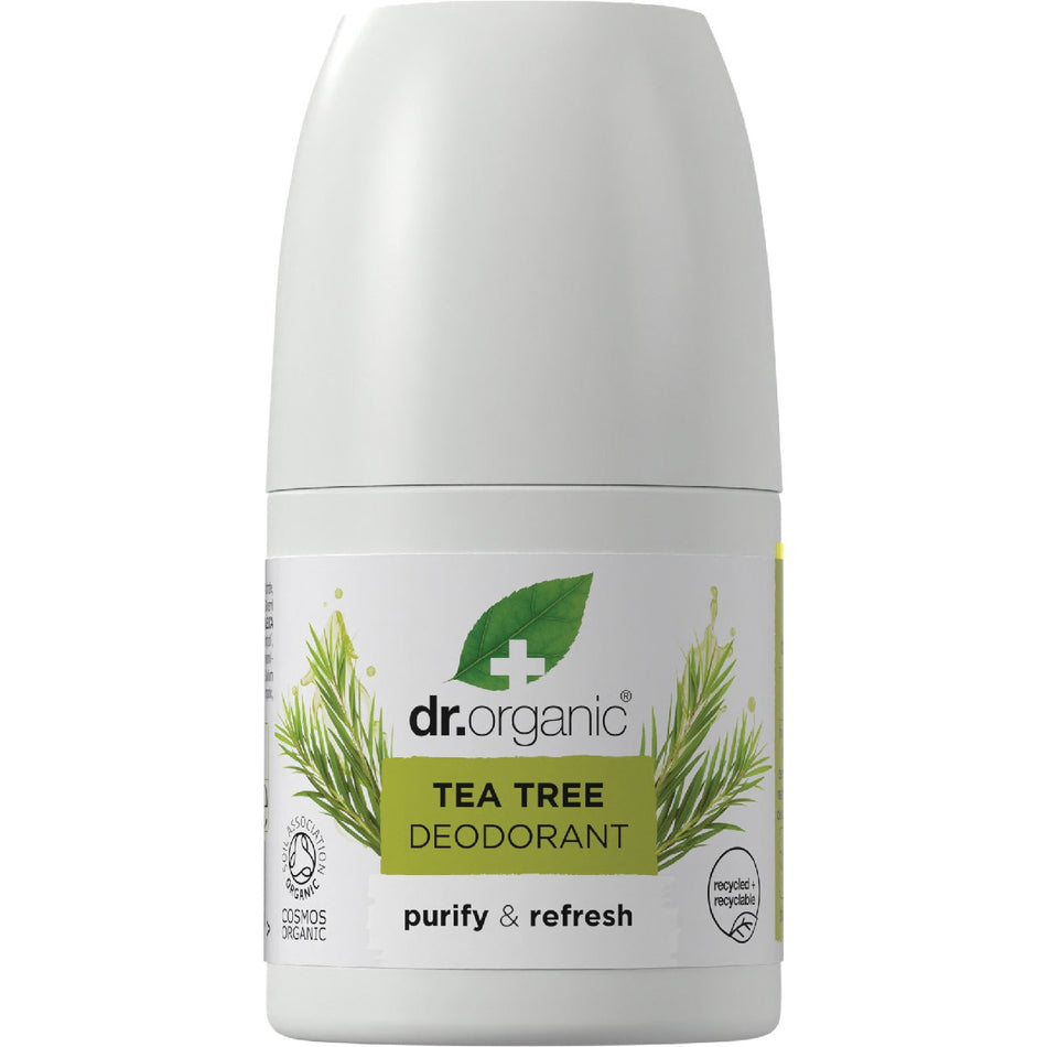 DR ORGANIC Roll-on Deodorant Organic Tea Tree 50ml