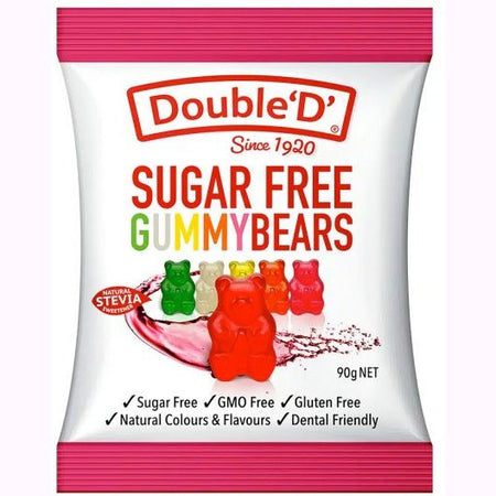 Double D Sugar Free Gummy Bears 90g