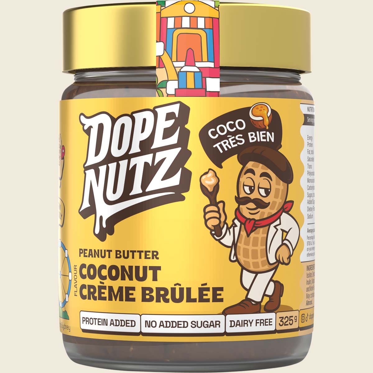 Dope Nutz Peanut Butter Coconut Creme Brulee 325g