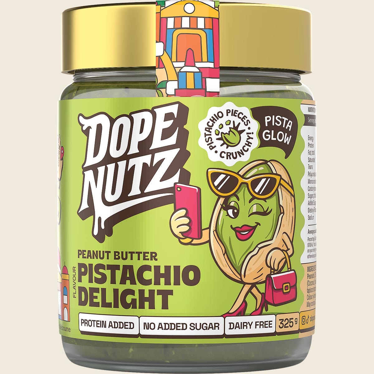 Dope Nutz Peanut Butter Pistachio Delight 325g