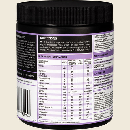 Dr. Hydrate All-In-One Hydration Drink Hasta Cert Grape 270g