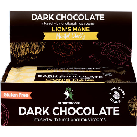 Dr Superfoods Dark Chocolate Bar Mental Clarity 12x85g