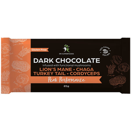 Dr Superfoods Dark Chocolate Bar Peak Performance 12x85g
