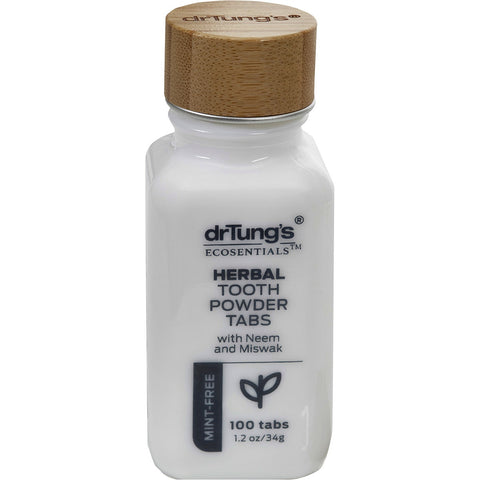 DR TUNG'S Herbal Tooth Powder Tabs Mint-Free 100Tabs