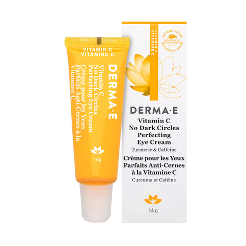DERMA E, Vitamin C, No Dark Circles Perfecting Eye Cream 14g