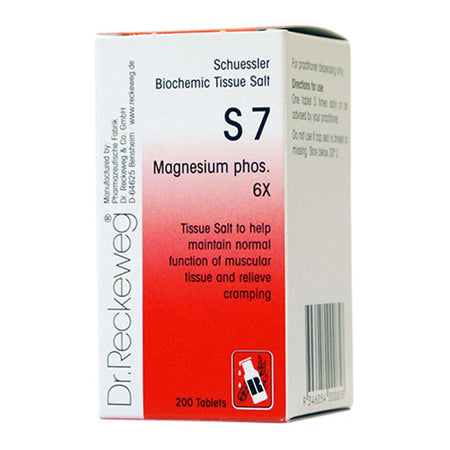 Dr. Reckeweg Schuessler BioChemic Tissue Salt S7 Magnesium phos. 6X 200t