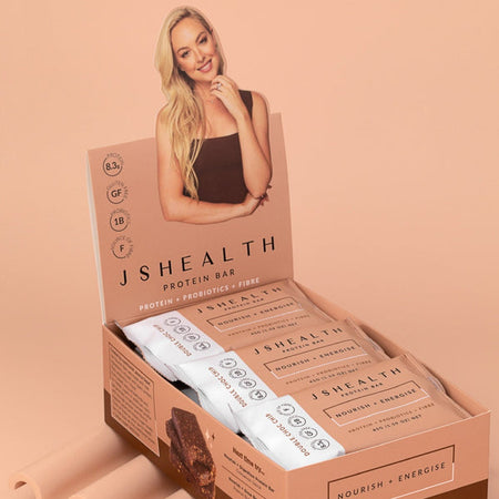 JSHEALTH Double Choc Chip Protein Bar 45g 12PK