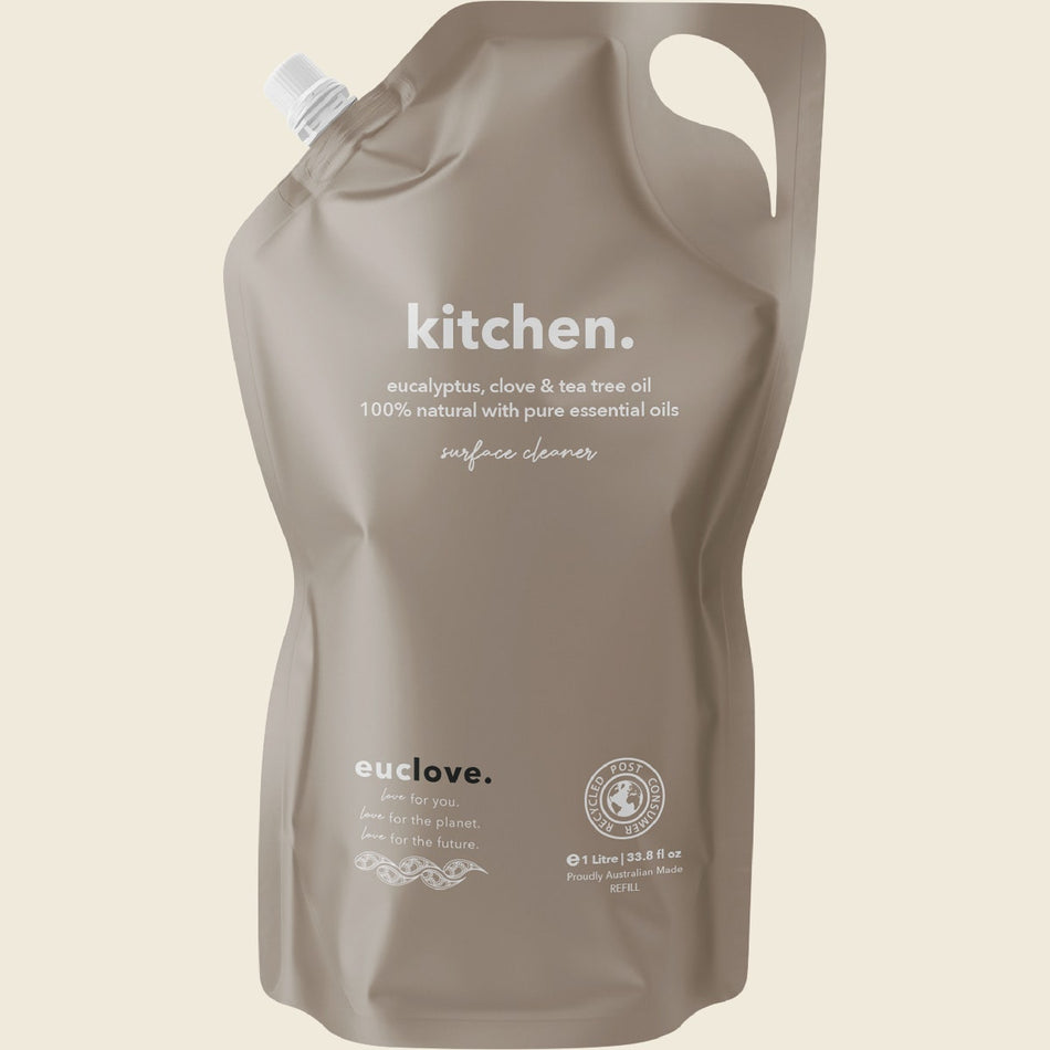 Euclove Kitchen Cleaner Refill Eucalyptus, Clove & Tea Tree 1L