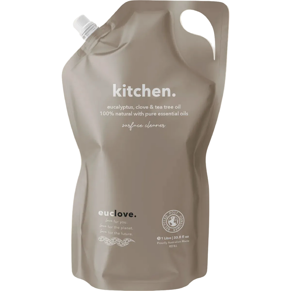Euclove Kitchen Cleaner Refill Eucalyptus, Clove & Tea Tree 1L