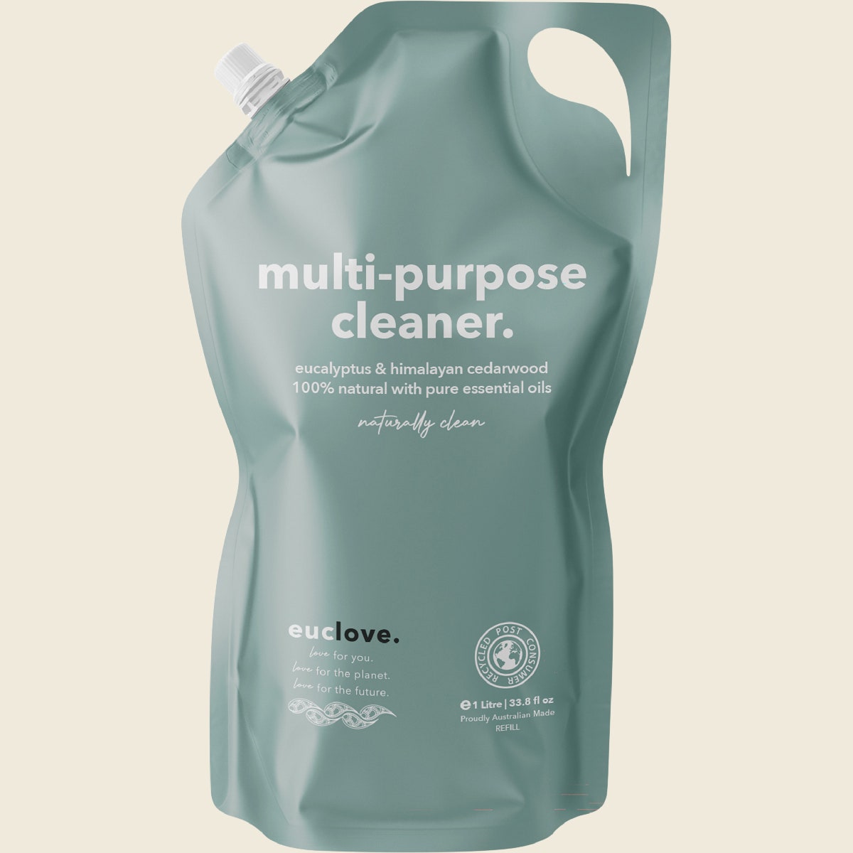 Euclove Multi-Purpose Cleaner Refill Eucalyptus & Cedarwood 1L