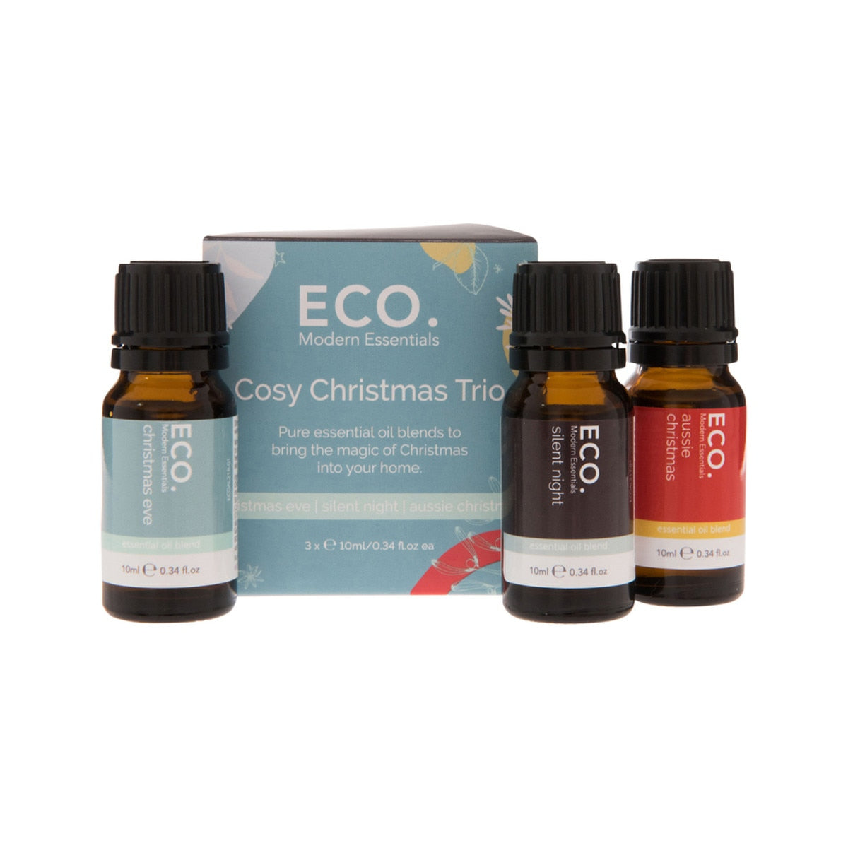Eco. Modern Essentials Essential Oil Trio Cosy Christmas 10ml X 3 Pack