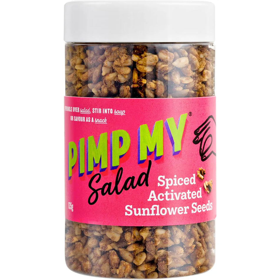 PIMP MY SALAD Spiced Activated Sunflower Seeds 5x135g