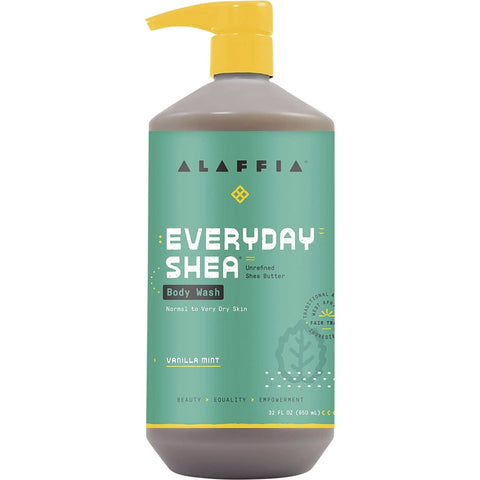 ALAFFIA Everyday Shea Body Wash - Vanilla Mint 950ml