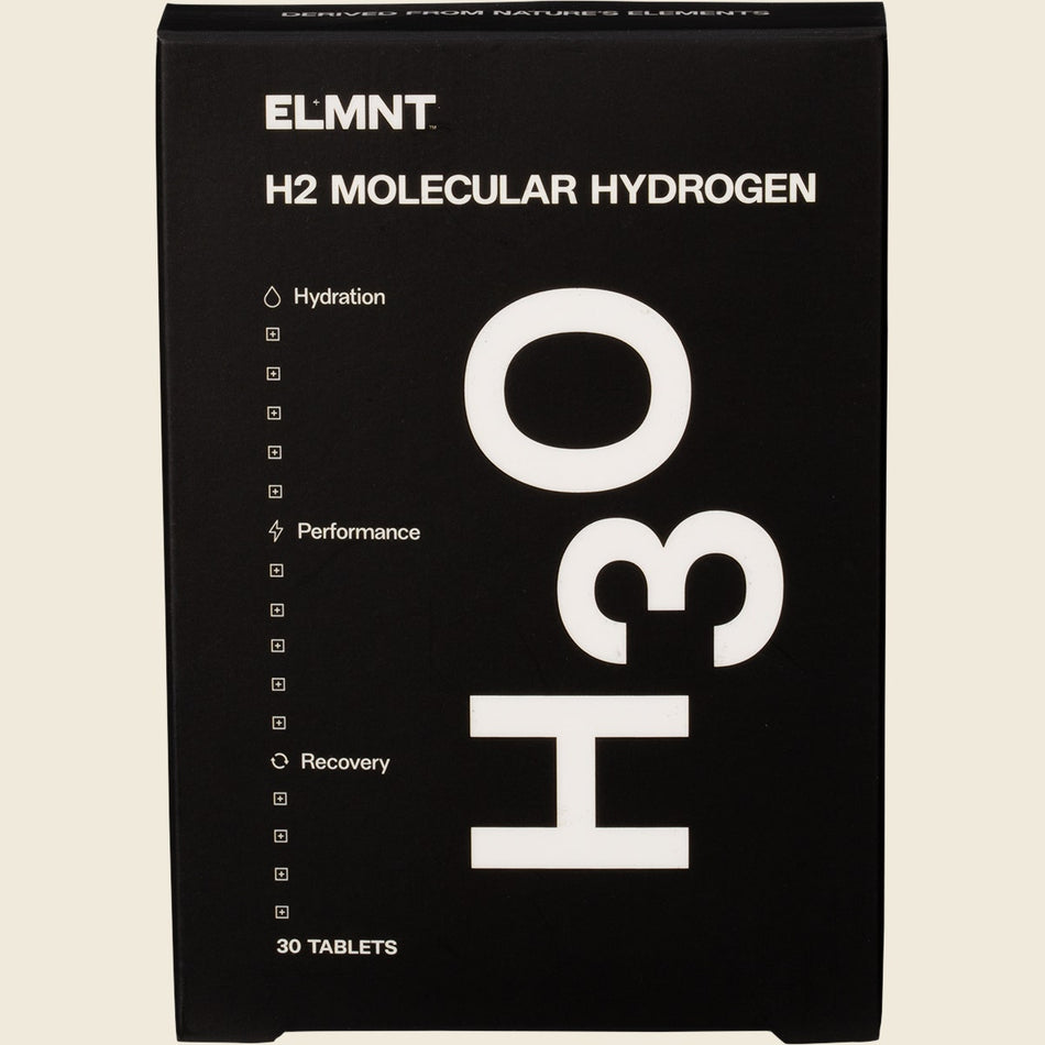 Elmnt H2 Molecular Hydrogen Water Tablets Natural 30pk