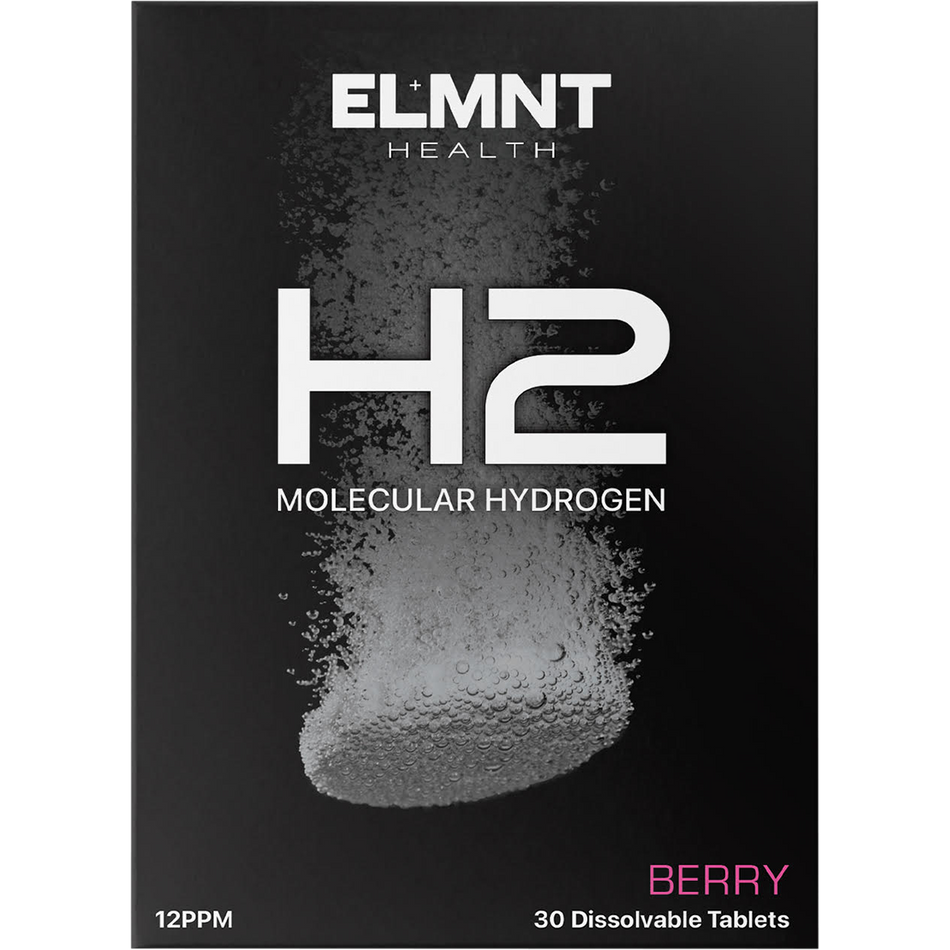 ELMNT H2 Molecular Hydrogen Water Tablets Berry 30 Pack