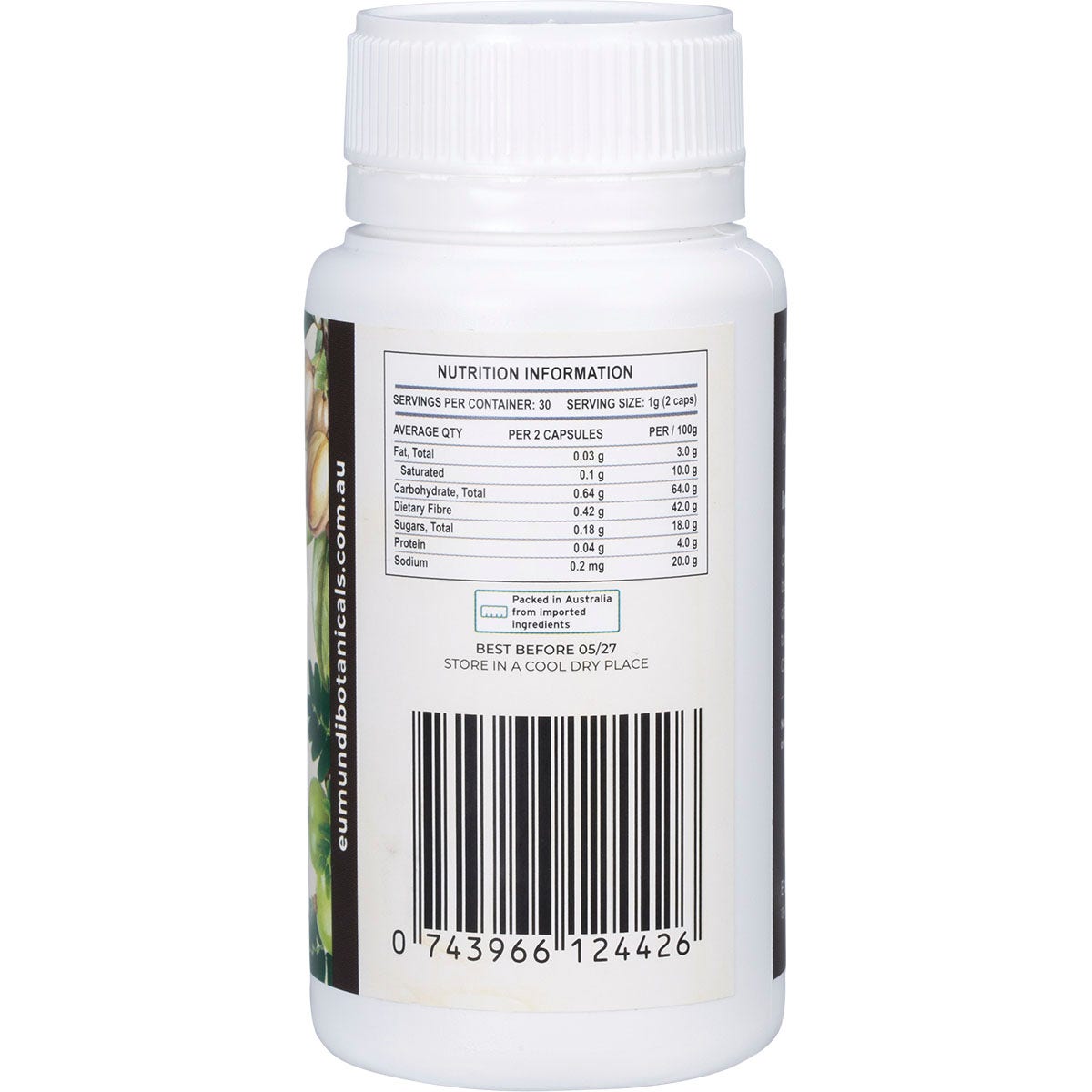 Eumundi Botanicals Ayurvedic Digestive Cleanse 60 Caps