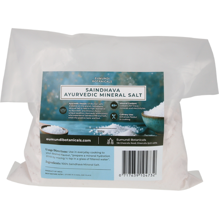 Eumundi Botanicals Saindhava Ayurvedic Mineral Salt 500g