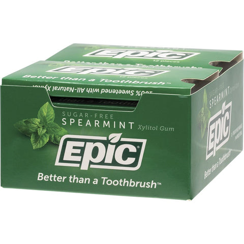 EPIC Xylitol Chewing Gum Spearmint 12pcs 12PK