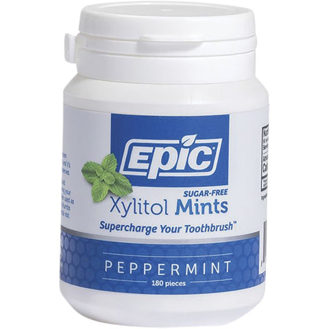 EPIC Xylitol Dental Mints Peppermint 180