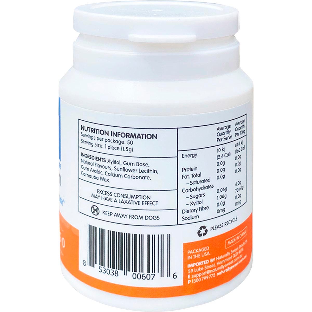 EPIC Xylitol Chewing Gum Orange-Mango 50pcs