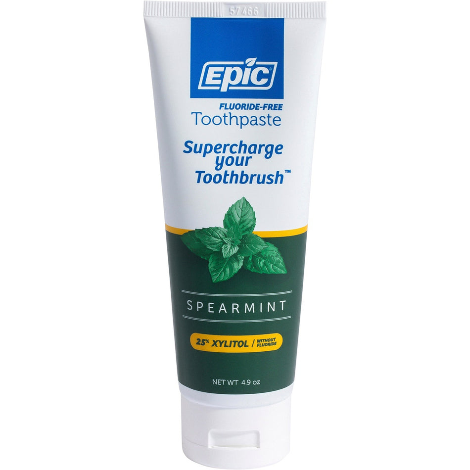 Epic Spearmint Toothpaste with Xylitol (Fluoride Free) 4.9oz