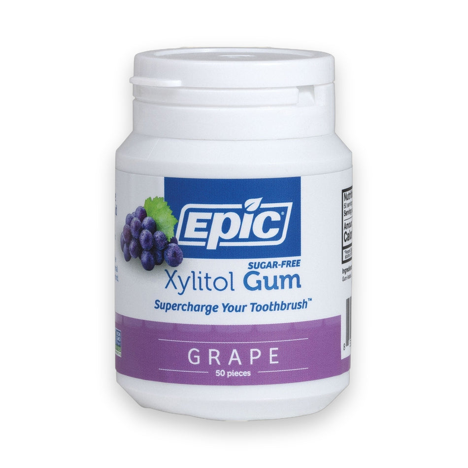 Epic Xylitol Chewing Gum Grape 50pcs