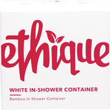 ETHIQUE Bamboo & Cornstarch Shower Container White 1