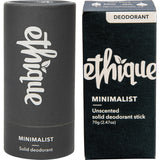 ETHIQUE Solid Deodorant Stick Minimalist - Unscented 70g
