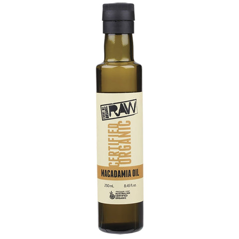 EVERY BIT ORGANIC RAW Macadamia Oil Cold Pressed - Extra Virgin 250ml