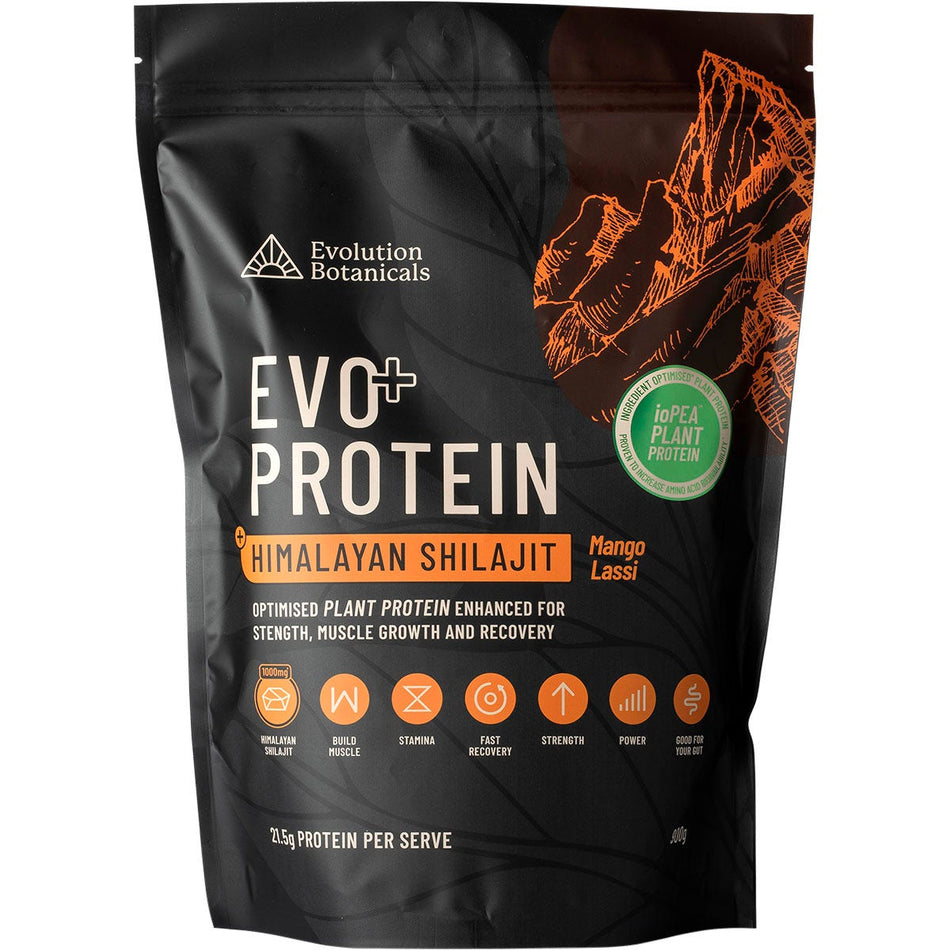 EVOLUTION BOTANICALS EVO+ Protein + Himalayan Shilajit Mango Lassi 900g