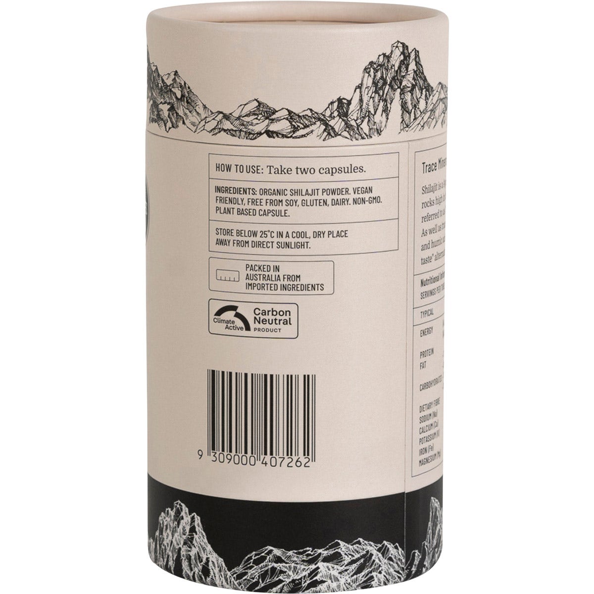 Evolution Botanicals Himalayan Shilajit Trace Mineral Complex 120 Caps