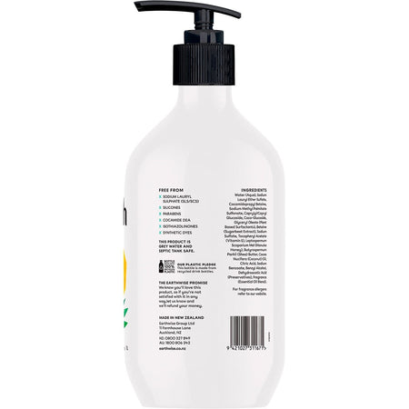 EARTHWISE NOURISH Body Wash Coconut, Shea Butter & Manuka Honey 1L