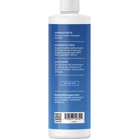 Essential Oxygen Hydrogen Peroxide 3% 473ml