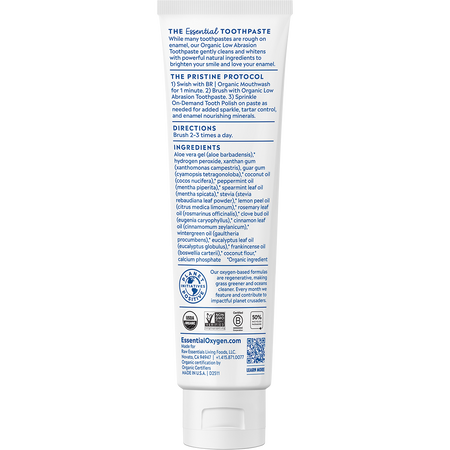 Essential Oxygen Toothpaste Peppermint 113g