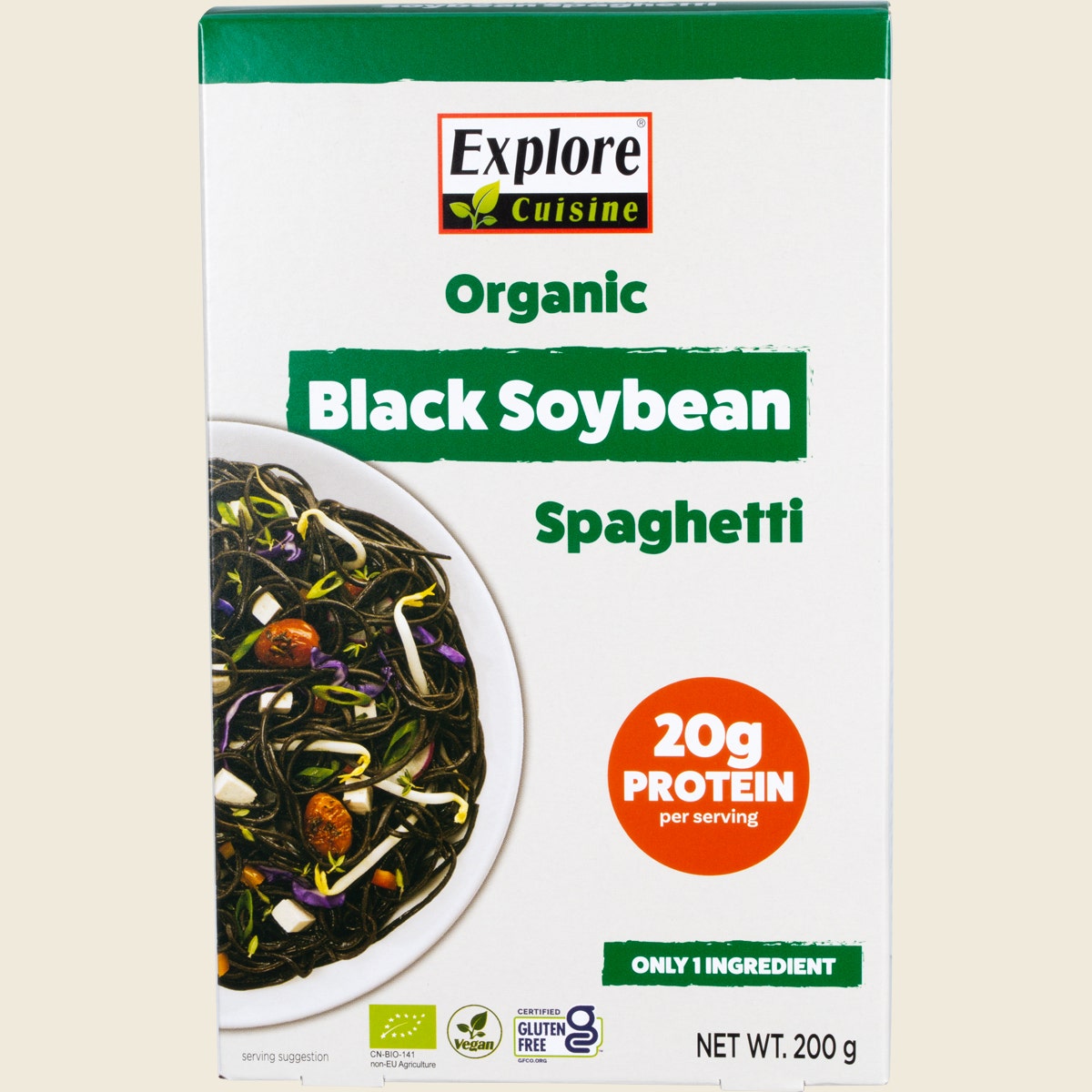 Explore Cuisine Organic Black Bean Spaghetti 200g