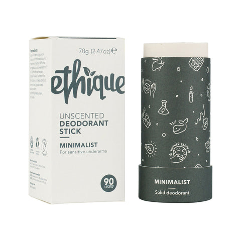 ETHIQUE Solid Deodorant Stick Minimalist - Unscented 70g