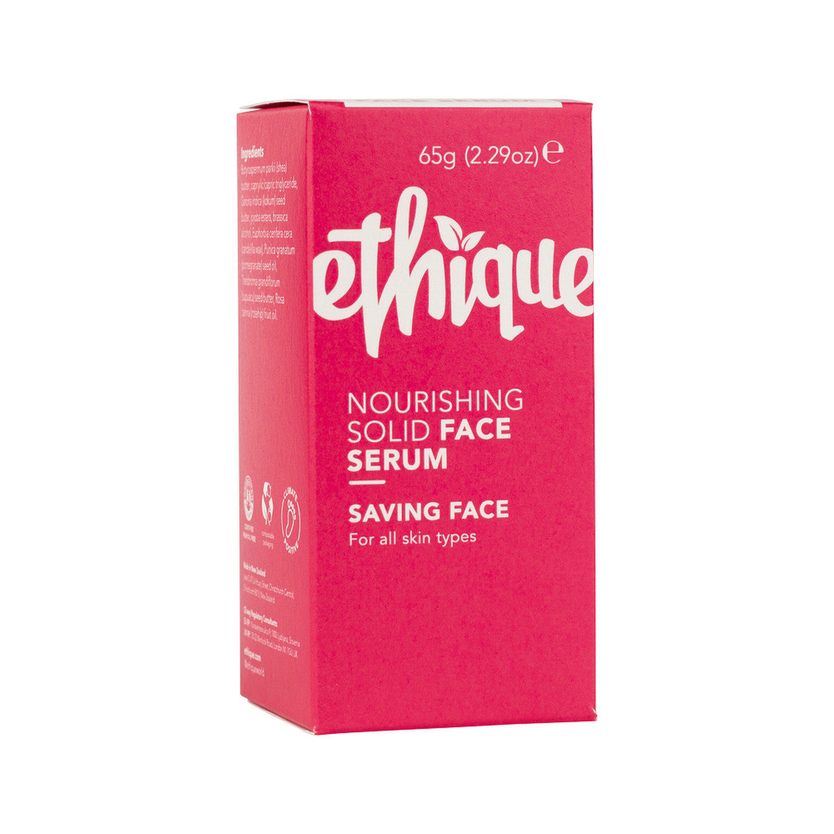 Ethique Face Serum Nourishing Solid Saving Face For All Skin Types 65g