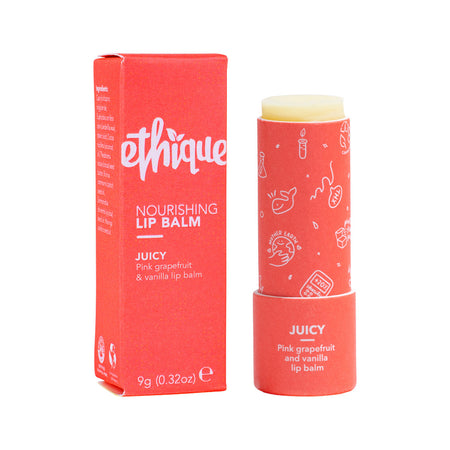 Ethique Lip Balm Nourishing Juicy Pink Grapefruit & Vanilla 9g