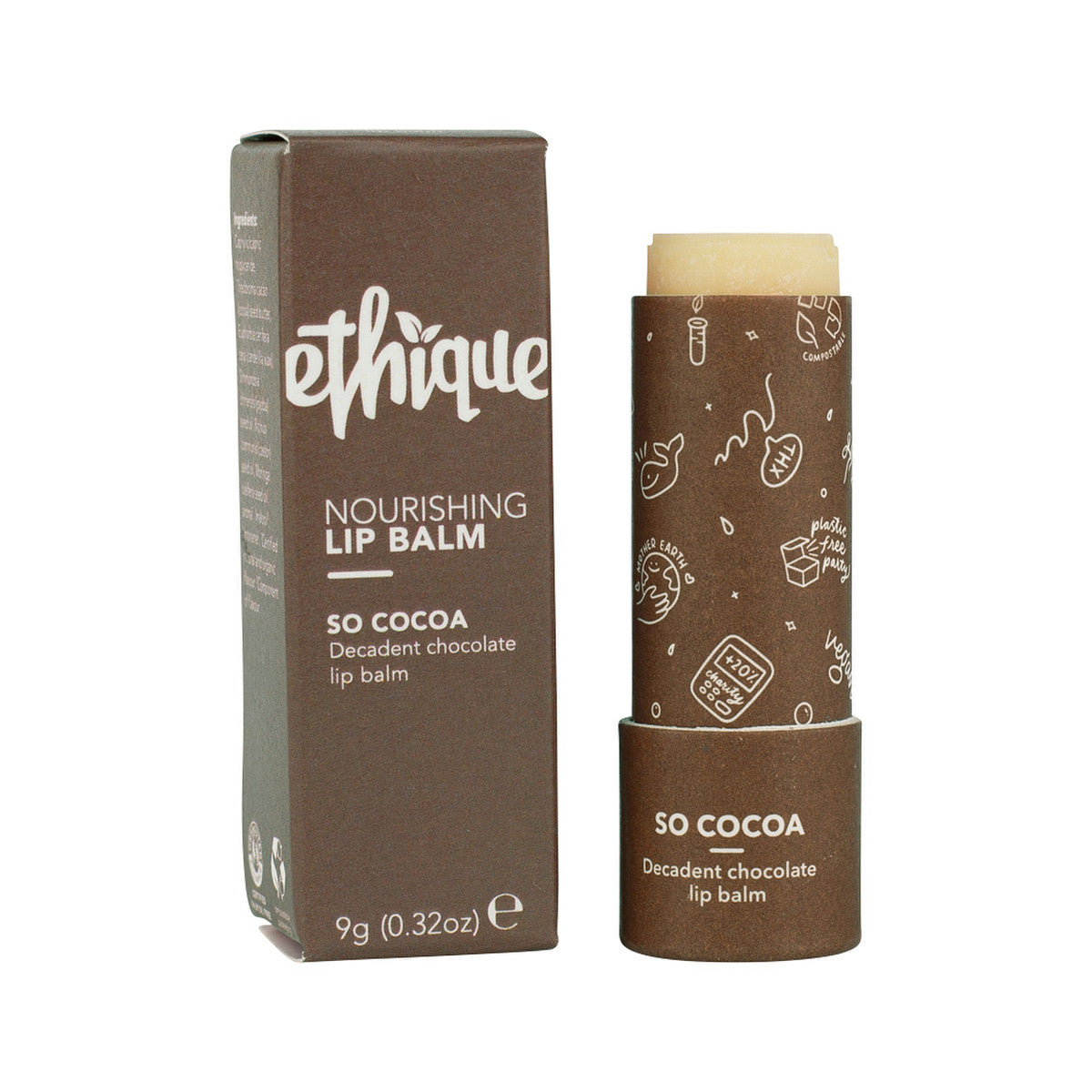 Ethique Lip Balm Nourishing So Cocoa Decadent Chocolate 9g