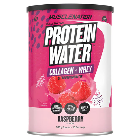 Muscle Nation Protein Water Raspberry 300g