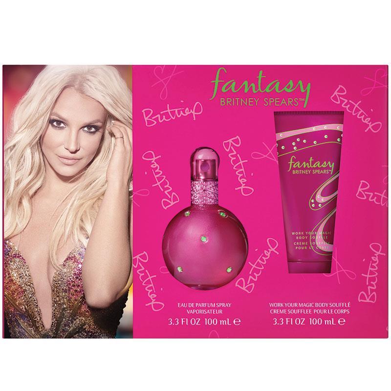 Britney Spears Fantasy Eau de Parfum 100ml & Body Souffle 2 Piece Set